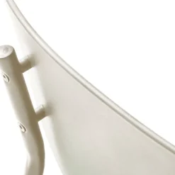 No name ELIN Lot de 4 chaises en plastique et métal