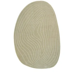 No name ELLIOTT II Tapis contemporain de forme organique