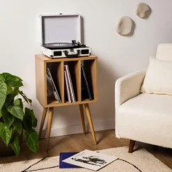 Drawer ELVDAL Meuble de rangement vinyles en bois