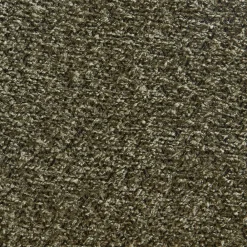 No name EMA Lot de 2 tabourets de bar en tissu bouclette et métal H66,5cm