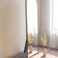 Drawer EMRI Miroir sur pieds en bois 50x160cm