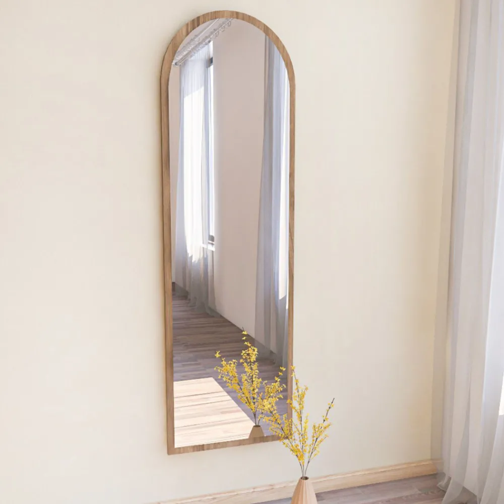 Drawer EMRI Miroir sur pieds en bois 50x160cm