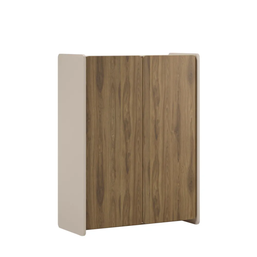 Drawer ENARA Buffet haut 2 portes en bois H125cm