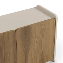 Drawer ENARA Meuble TV 4 portes en bois L180cm