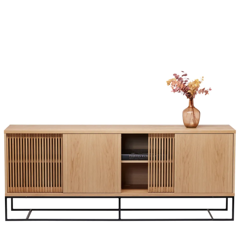 Woodman ENDE Buffet 4 portes en bois L188cm