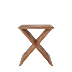 House Nordic ERTO Tabouret en teck H45cm