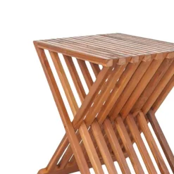 House Nordic ERTO Tabouret en teck H45cm