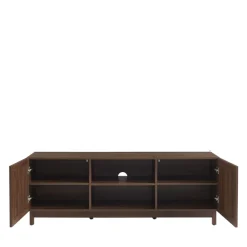 No name ESTELA Meuble TV 2 portes en bois L150cm