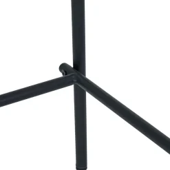 House Nordic ESTEPONA Lot de 2 tabourets de bar en bois, tissu et métal H66cm