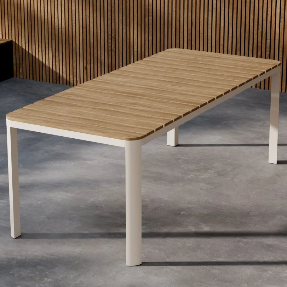 Venture Home ETNA Table à manger de jardin 8 personnes en aluminium