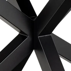 Drawer EURAME Table à manger extensible 6 à 8 places en céramique et métal 168-210x90cm