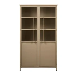 Woood EXHIBIT Vitrine 2 portes en métal H170cm