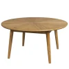 No name FABIO Table basse d'appoint ronde en bois ø80cm