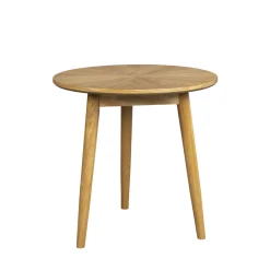 No name FABIO Table d'appoint ronde en bois ø50cm