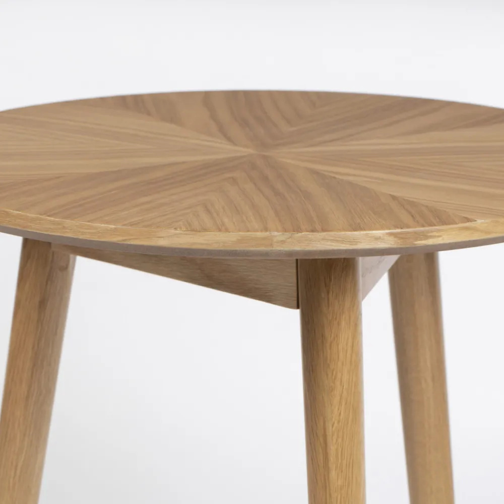 No name FABIO Table d'appoint ronde en bois ø50cm