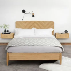 Woodman FARSTA TAMBOUR Table de chevet murale en bois