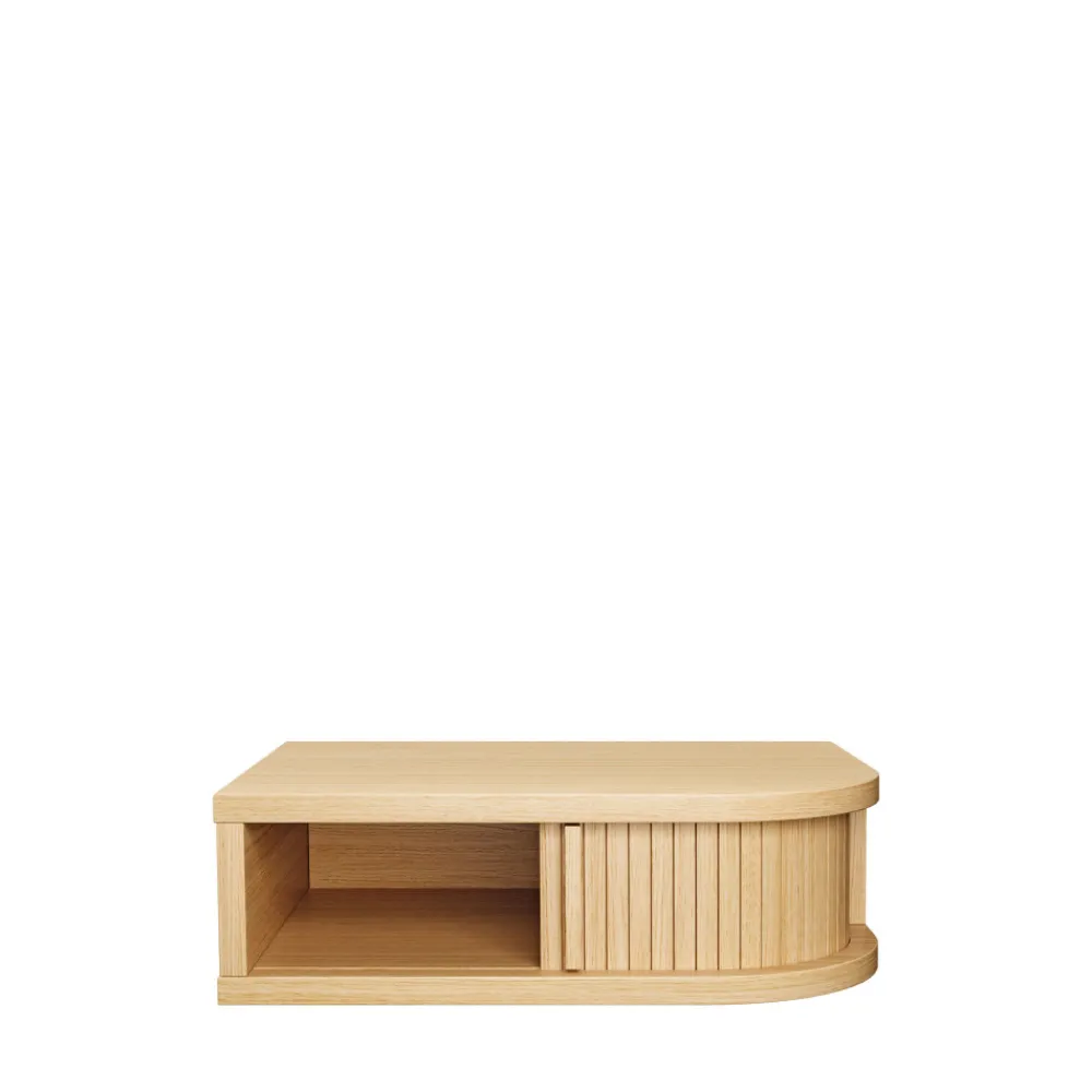 Woodman FARSTA TAMBOUR Table de chevet murale en bois