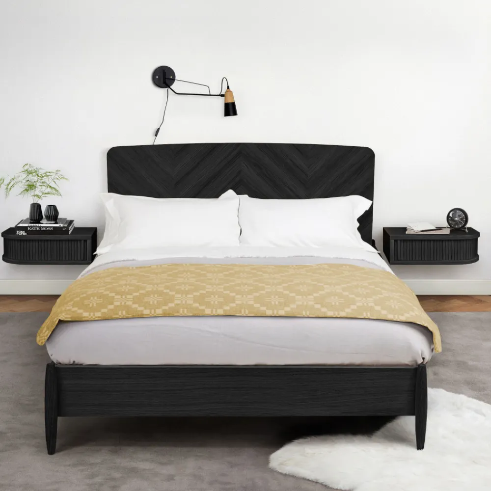 Woodman FARSTA TAMBOUR Table de chevet murale en bois