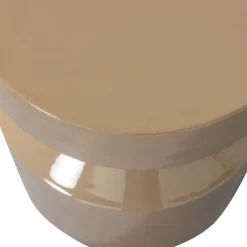 Woood FERRY Table d'appoint ronde en métal ø30cm