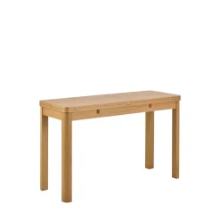 Drawer FIKA Table à manger extensible 2 à 4 personnes en bois 120x45-90cm
