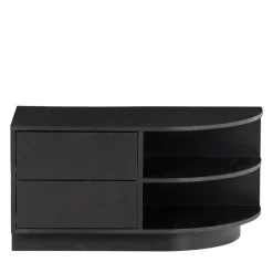 Woood FINCA Meuble TV 2 tiroirs en bois L78cm