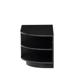 Woood FINCA Meuble TV 2 tiroirs en bois L78cm