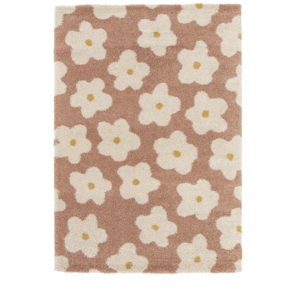 Enfant Drawer FLORA I Tapis contemporain à motif floral