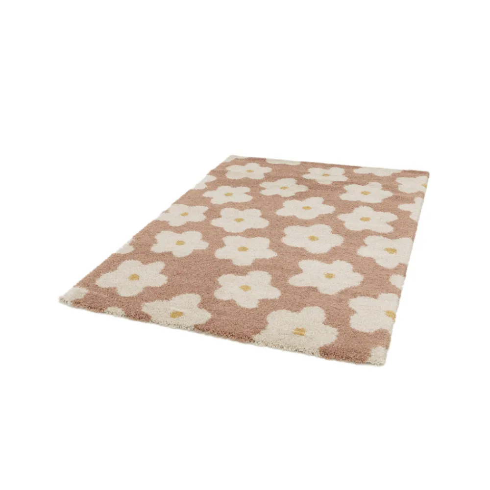 Enfant Drawer FLORA I Tapis contemporain à motif floral
