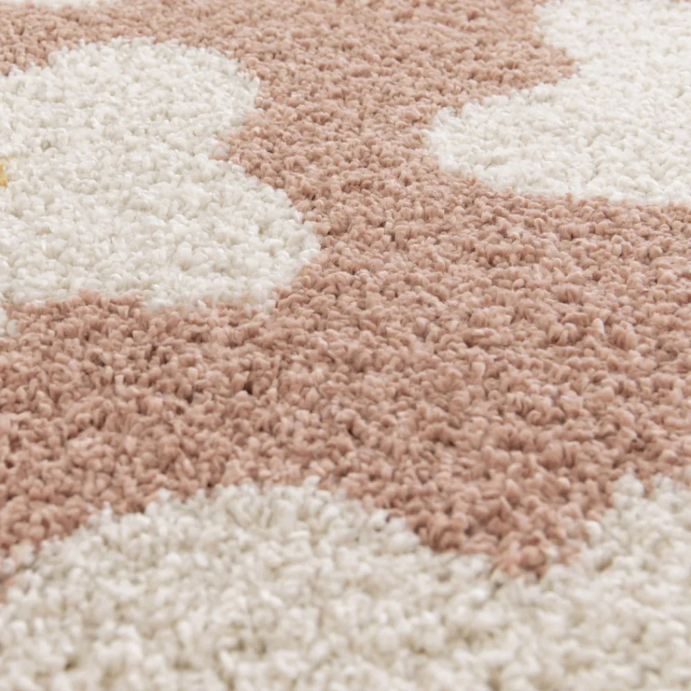 Enfant Drawer FLORA I Tapis contemporain à motif floral
