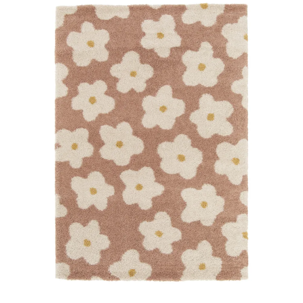 Enfant Drawer FLORA I Tapis contemporain à motif floral