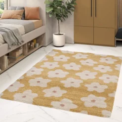 Enfant Drawer FLORA II Tapis contemporain à motif floral