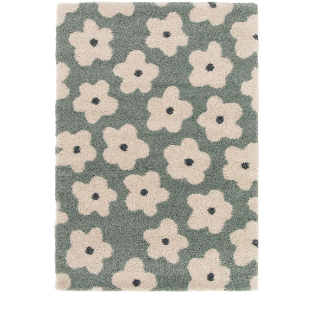 Enfant Drawer FLORA Tapis contemporain à motif floral