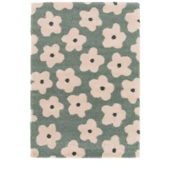 Enfant Drawer FLORA Tapis contemporain à motif floral