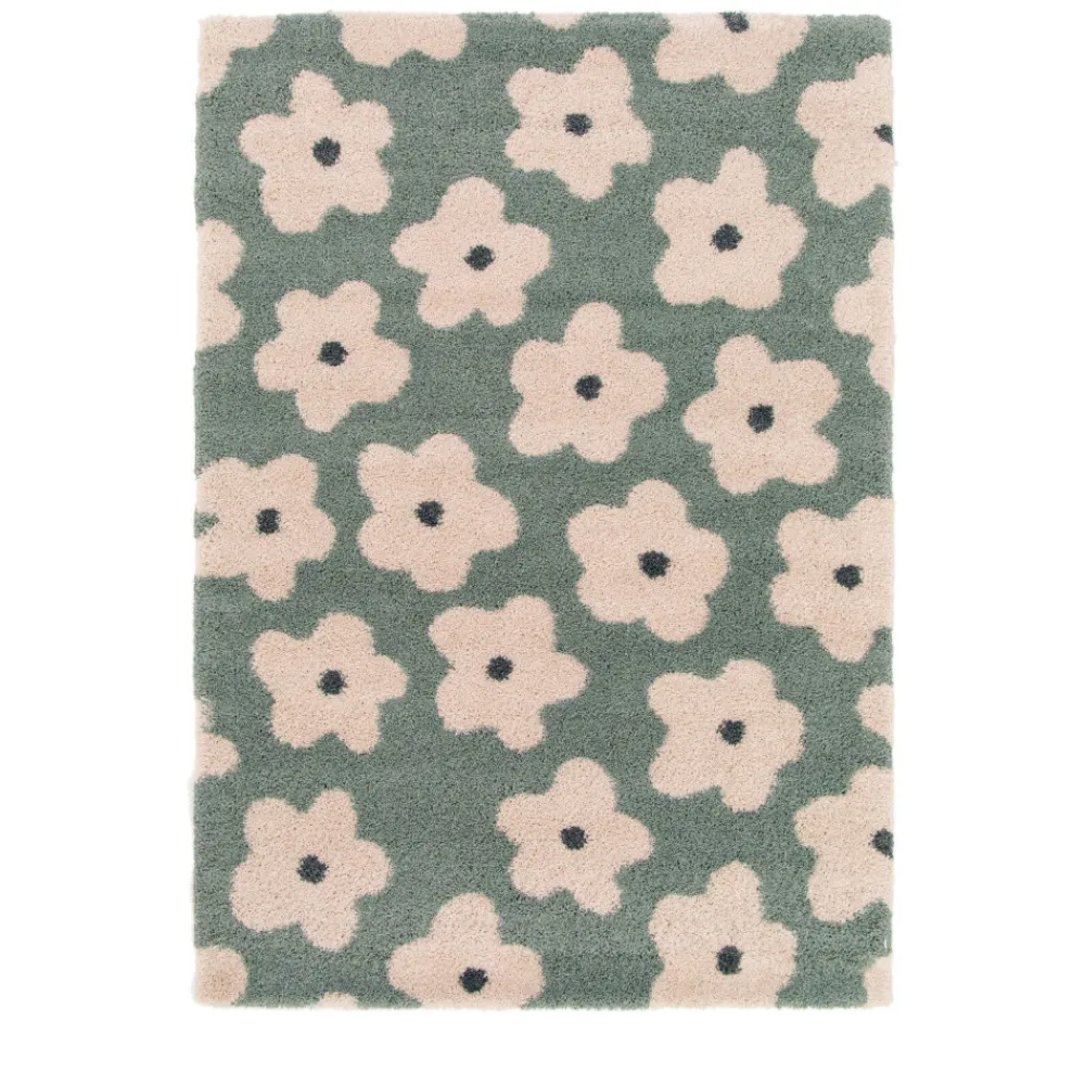 Enfant Drawer FLORA Tapis contemporain à motif floral