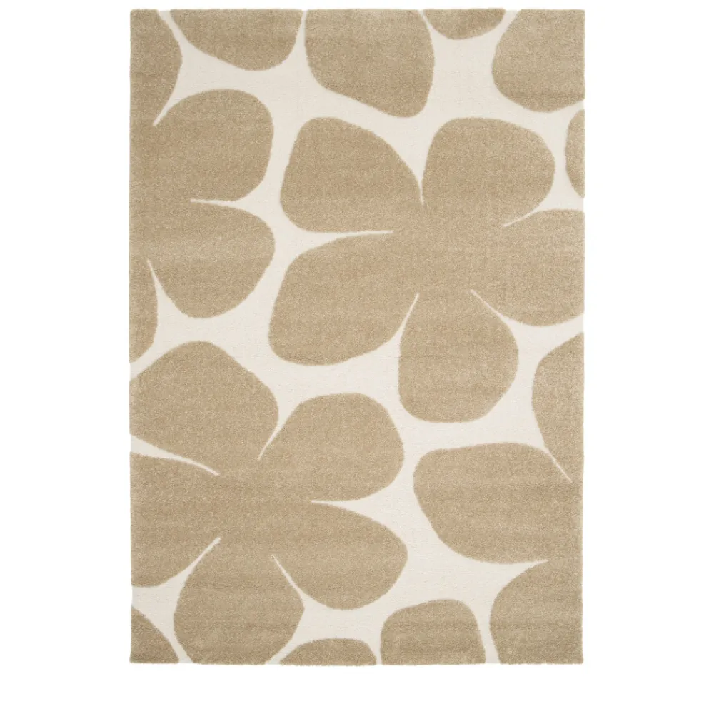 Drawer FLOW Tapis contemporain à motif floral en relief