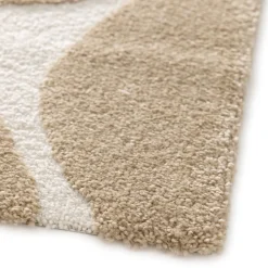 Drawer FLOW Tapis contemporain à motif floral en relief