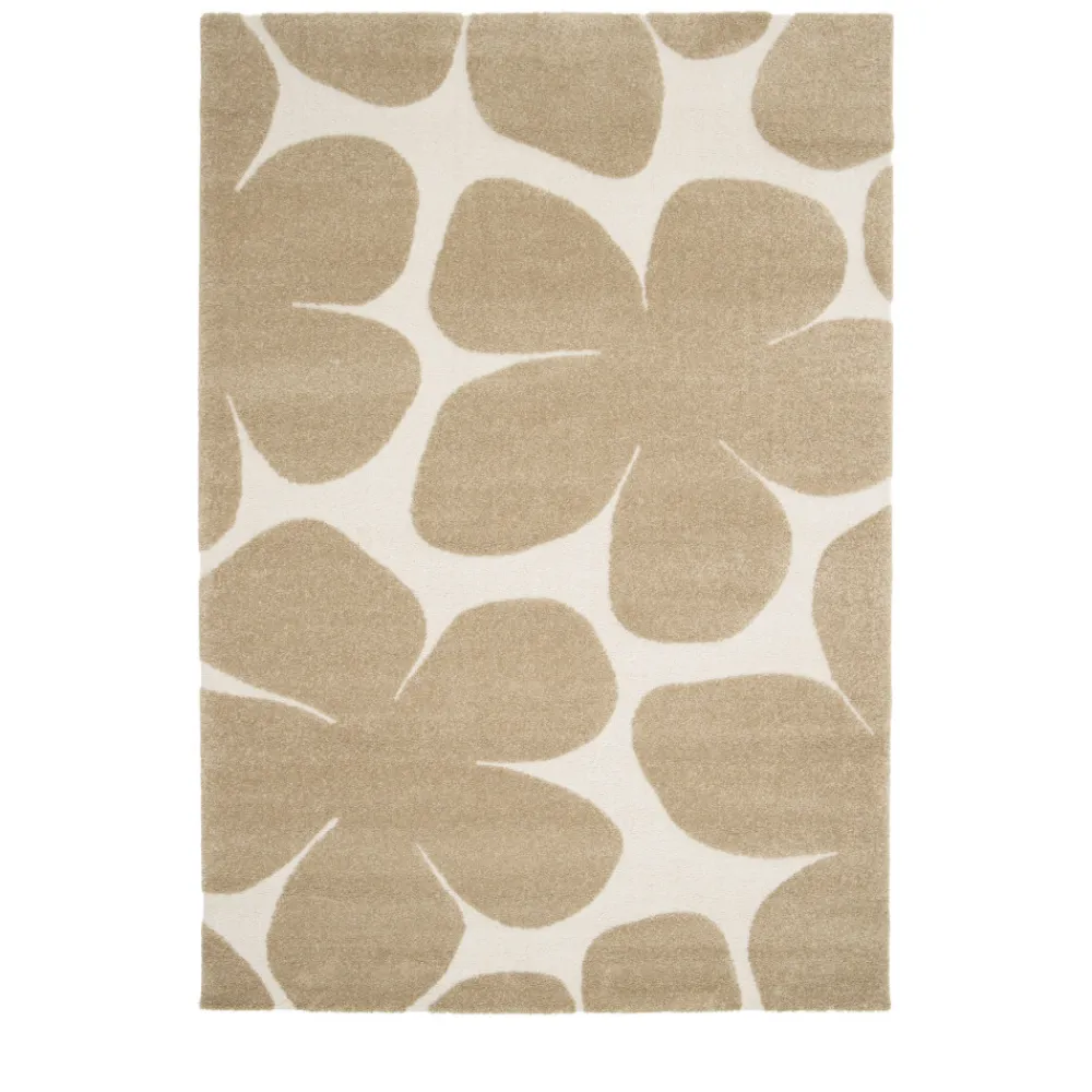 Drawer FLOW Tapis contemporain à motif floral en relief