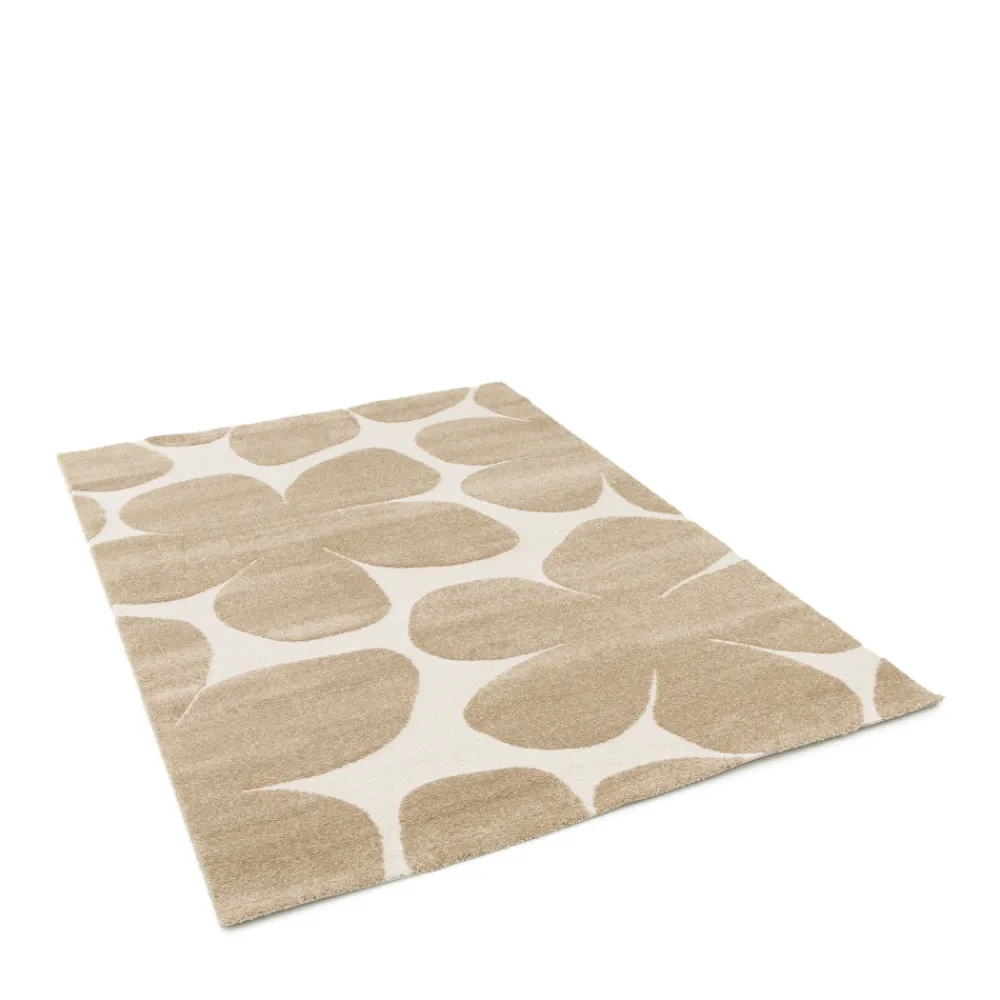 Drawer FLOW Tapis contemporain à motif floral en relief