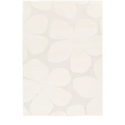 Drawer FLOW Tapis contemporain à motif floral en relief