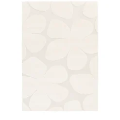 Drawer FLOW Tapis contemporain à motif floral en relief