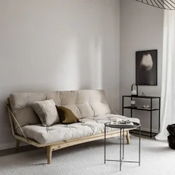 Karup Design FOLK Canapé convertible en bois naturel et tissu