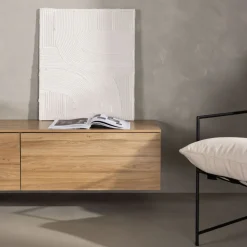 Venture Home FRIHAMN Meuble TV suspendu 2 tiroirs en bois L160cm
