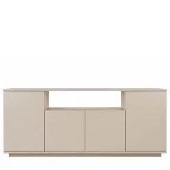 Drawer FRITZ Buffet 4 portes effet travertin L180cm