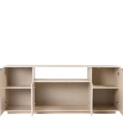 Drawer FRITZ Buffet 4 portes effet travertin L180cm