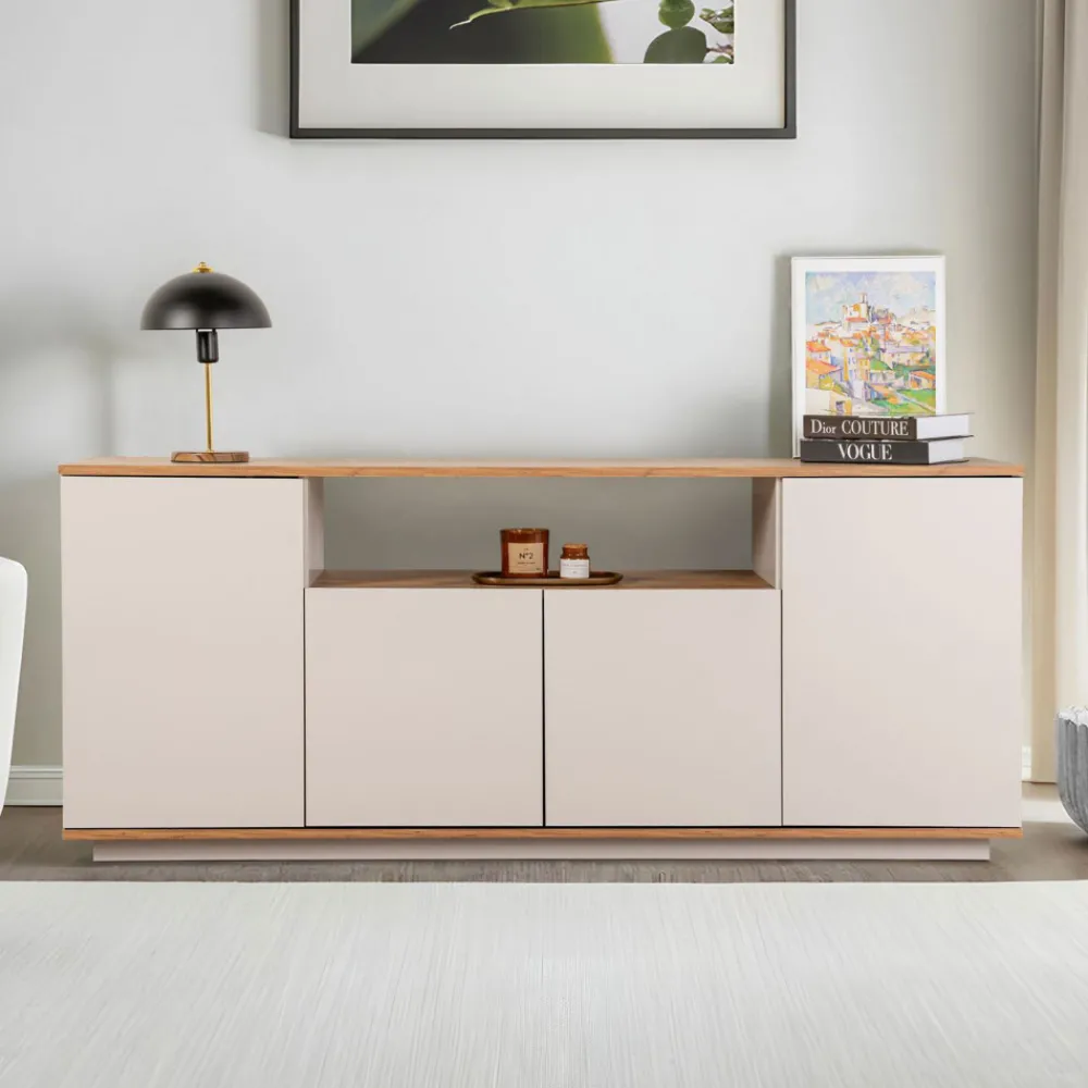 Drawer FRITZ Buffet 4 portes en bois L180cm