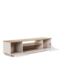 Drawer FRITZ Meuble TV 3 portes en bois L180cm