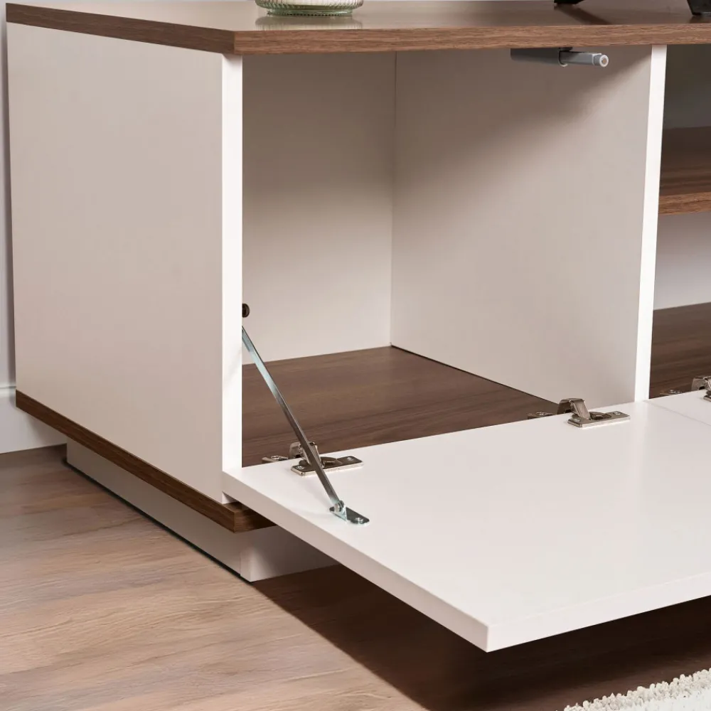 Drawer FRITZ Meuble TV 3 portes en bois L180cm