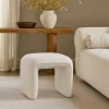 Drawer FULL Pouf en tissu bouclette