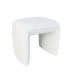 Drawer FULL Pouf en tissu bouclette