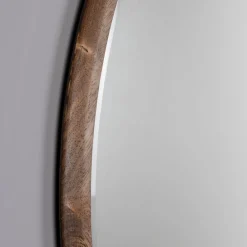 Dutchbone GALE Miroir rond en bois ø80cm